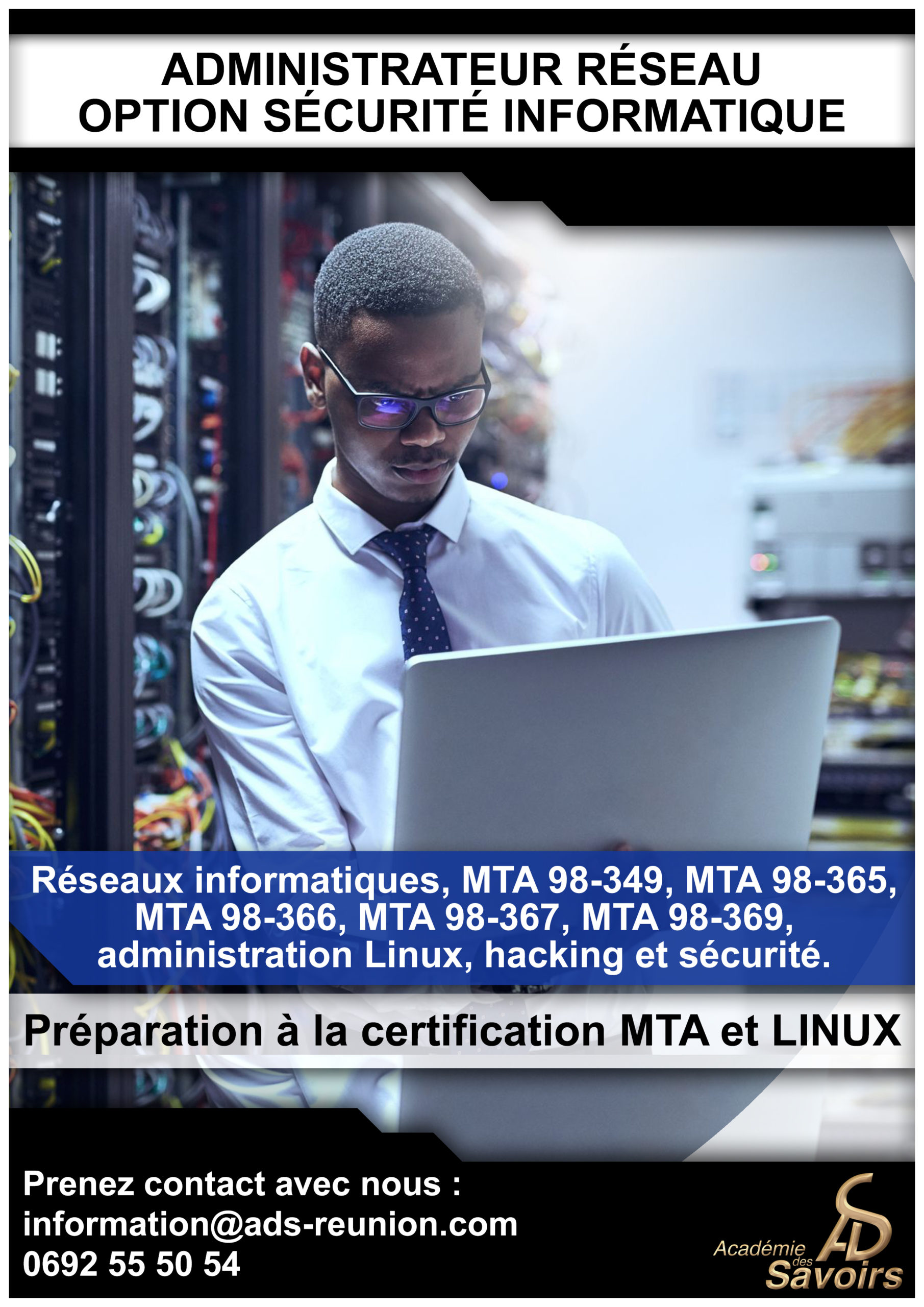 Administrateur réseau option sécurité informatique